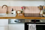 The Mosaic Factory Sevilla Badkamer Tegel Mini Kitkat Vinger - Roze Porselein Geglazuurd 282x308 mm, keuken