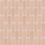 SEO23078 Pink Glossy Sevilla - Oval Finger 23x98mm, voeg moon white
