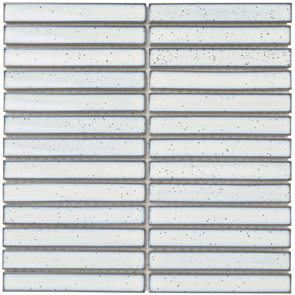 The Mosaic Factory Sevilla Badkamer Tegel Kitkat Vinger - Wit Porselein Geglazuurd 296x299 mm, voeg white