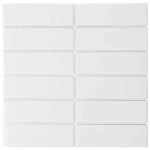 the mosaic factory barcelona mozaiektegel 4.5x14.5x0.6cm voor wand en vloer voor binnen en buiten vierkant keramiek glans wit sw523992 2