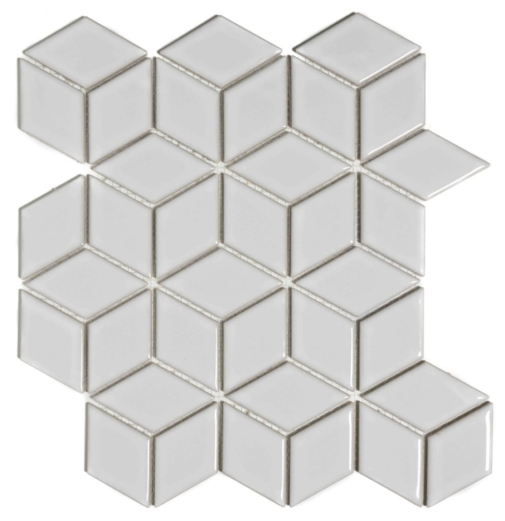 Witte hexagon tegels