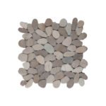 Stabigo Pebble S sliced honed mix brown & cream 30x30 cm