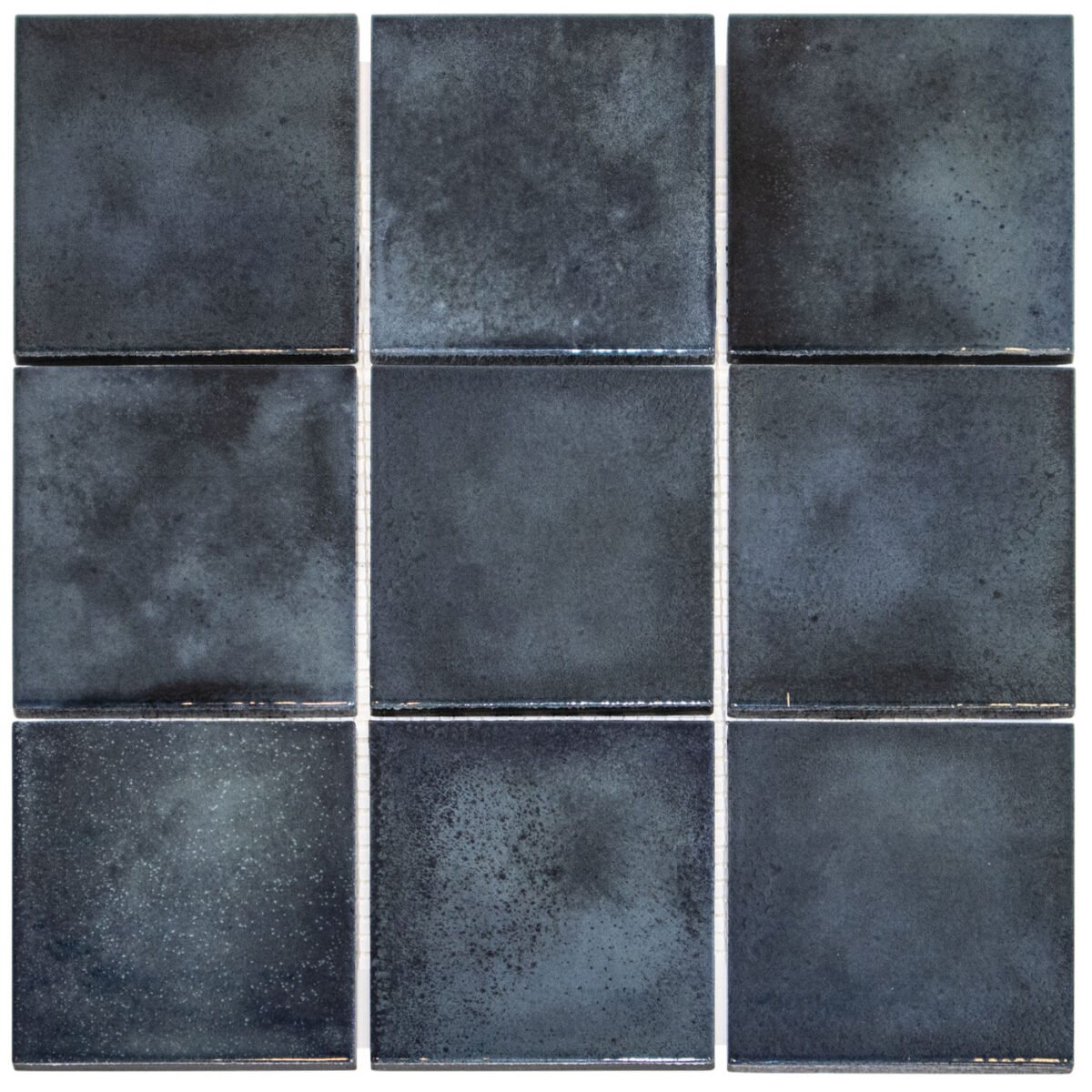 kag10700 kasba indigo glossy tmf The Mosaic Factory Kasba Badkamer Tegel Vierkant - Indigo Glanzend Porselein 297x297 mm