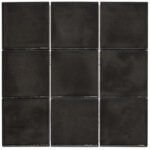 KAG10915 Black Glossy Kasba - 97x97mm, The mosaic factory