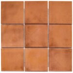 The Mosaic Factory Kasba Badkamer Tegel Vierkant - Terra Mat Porselein 296x299 mm