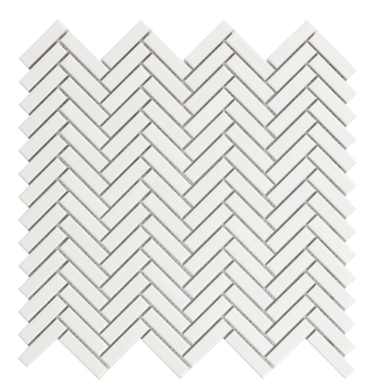 043dce47 9bae 445f 8621 1c77f1ecc76b Badkamer tegels Chevron Wit Glans 28,3x27,7 - Rechthoek, visgraat Wand en vloer Geglazuurde porseleinen steengoed