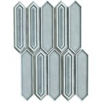 Badkamer tegels Sevilla Gris Glans 35,3x25,5 - Hexagon Wandtegels Geglazuurde porseleinen steengoed