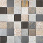 Badkamer tegels Elementen Beige 30x30 - Vierkant Wandtegels Glas