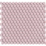 Badkamer tegels Penny Rose Mat 31,5x29,1 - Rond Wand en vloer Geglazuurde porseleinen steengoed