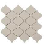 Badkamer tegels Vlam Grijs Glans 28 x 24,6 - Arabesk Wand en vloer Geglazuurde porseleinen steengoed