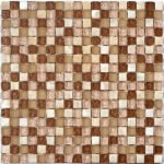 Badkamer tegels Lagos Beige 30x30 - Vierkant Wand en vloer Glas