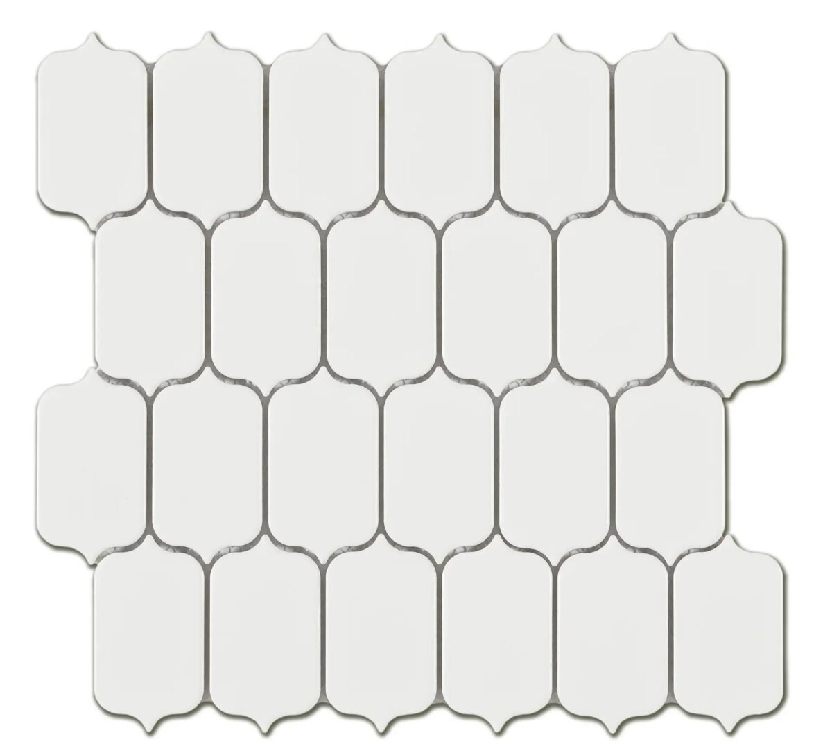 53a947f3 9405 4bff bc8b 672d1327eeb5 Badkamer tegels Lantaarn Wit Glans 25,92x26,7 - Arabesk Wand en vloer Geglazuurde porseleinen steengoed