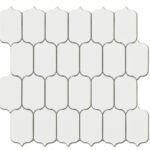 Badkamer tegels Lantaarn Wit Glans 25,92x26,7 - Arabesk Wand en vloer Geglazuurde porseleinen steengoed