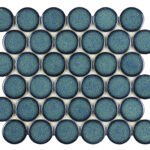 Badkamer tegels Rond Wintertaling 30,4x26,3 - Rond Wand en vloer Geglazuurde porseleinen steengoed