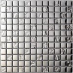 Badkamer tegels Elegance Luxe Zilver 30x30 - Vierkant Wandtegels Glas
