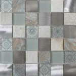 Badkamer tegels Terra Grigio 30x30 - Vierkant Wandtegels Glas