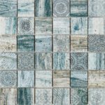 Badkamer tegels Hydra Blauw 30x30 - Vierkant Wandtegels Natuursteen