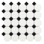Badkamer tegels Octogon Wit Mat 29,5x29,5 - Octagon Wand en vloer Geglazuurde porseleinen steengoed