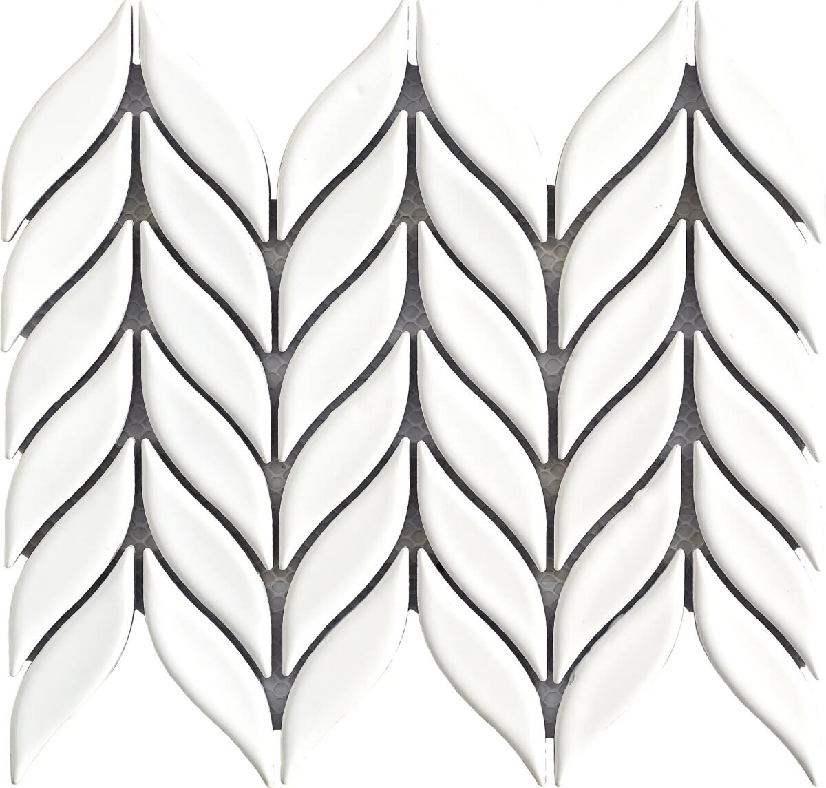 Badkamer tegels Victory Wit Glans 27,51x21,96 - Onregelmatige Wandtegels Geglazuurde porseleinen steengoed - Image 1