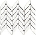 Badkamer tegels Victory Wit Glans 27,51x21,96 - Onregelmatige Wandtegels Geglazuurde porseleinen steengoed