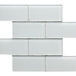 Badkamer tegels Metro Wit 30x30 - Rechthoek Wandtegels Glas