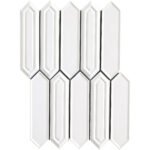 Badkamer tegels Sevilla Blanco Glans 35,3x25,5 - Hexagon Wandtegels Geglazuurde porseleinen steengoed