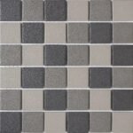 Badkamer tegels Dover Mix Donker 5x5 Anti-slip 30,6x30,6 - Vierkant Wand en vloer Ongeglazuurd porseleinen steengoed