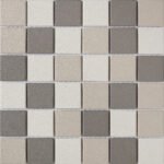 Badkamer tegels Dover Mix Light 5x5 Anti-slip 30,6x30,6 - Vierkant Wand en vloer Ongeglazuurd porseleinen steengoed