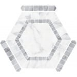 Monopole Avant Hexagon Tegels Ibiza Wit 22 x 25 CM Porselein