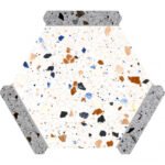 Monopole Avant Hexagon Tegels Maggiore Minestrone 22 x 25 CM Porselein