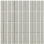 The Mosaic Factory London Badkamer Tegel Rechthoek - Mat Grijs Porselein Ongeglazuurd, R11 23x73x6 mm