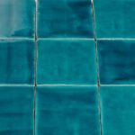Dateg wandtegel handvorm Petrol Blauw 13x13