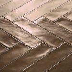 Dateg wandtegel handvorm Aged Bronze 7,5x30